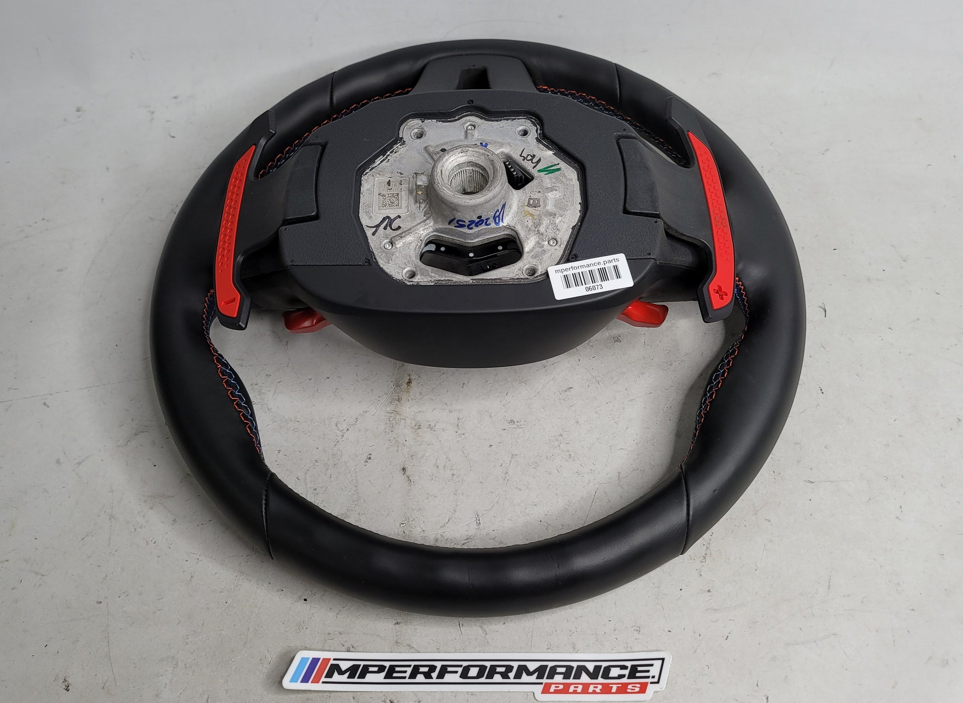 BMW G82 M4/G80 M3 OEM Steering Wheel–Leather w/ Carbon Trim - MPerformance.parts