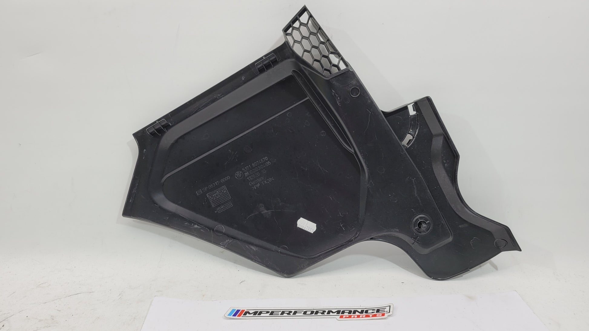 BMW M3 M4 G80 G82 G83 right side scuttle cover panel trim, MPerformance.parts for enhanced vehicle interior styling.