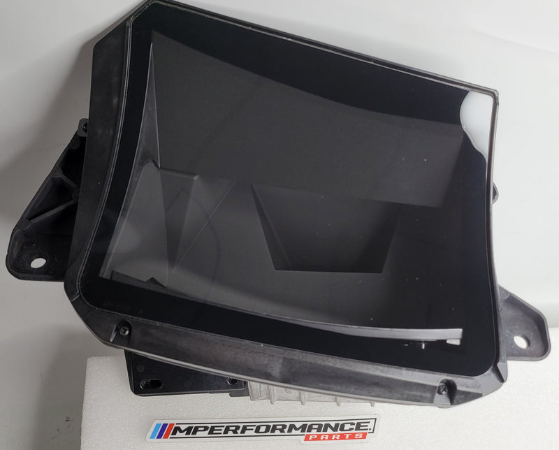 BMW 3 Series G20 G21 G26 G80 G82 head up display HUD for MPerformance.parts, showing the transparent display screen in a car interior.