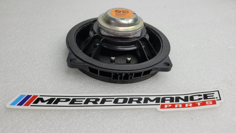 BMW M3 G80 Harman/Kardon door speaker from MPerformance.parts, showing the black speaker with mounting details.