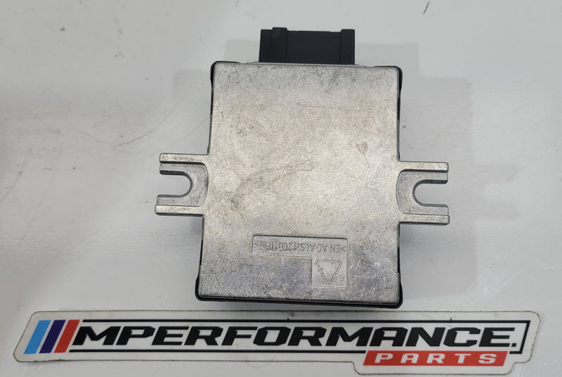 BMW M3 G80 fuel pump control module ECU 5A625D0 by MPerformance.parts, showing the compact electronic control unit with connectors.