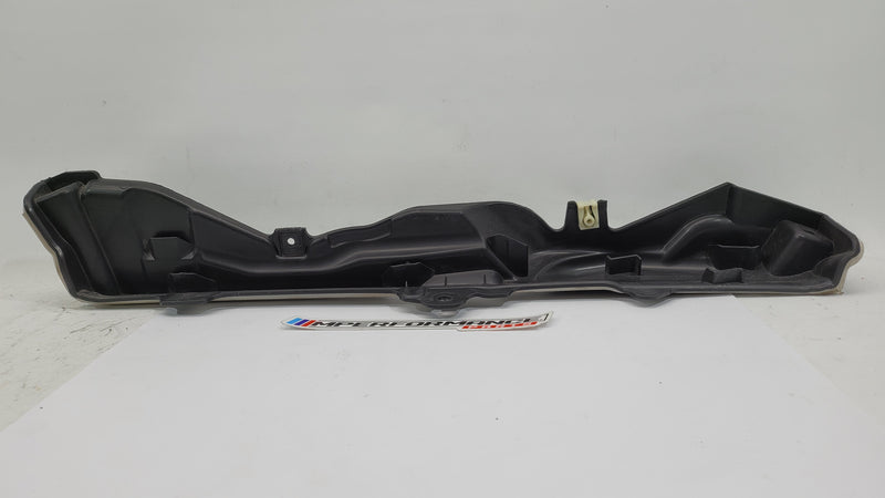 BMW M3 G8x engine compartment panel from MPerformance.parts, showing the black panel installed in the engine bay.