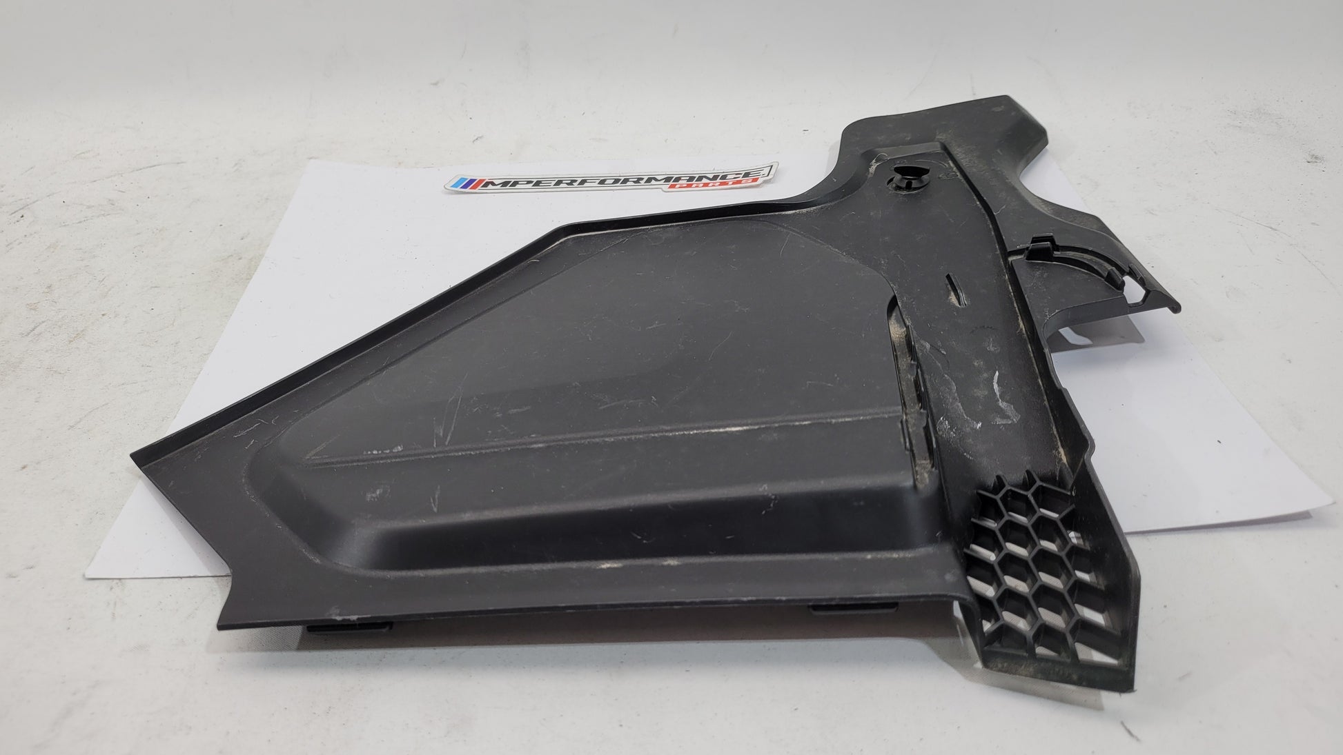 BMW M3 M4 G80 G82 G83 scuttle cover panel trim cover right side, part number 8074670, for vehicle interior upgrade.