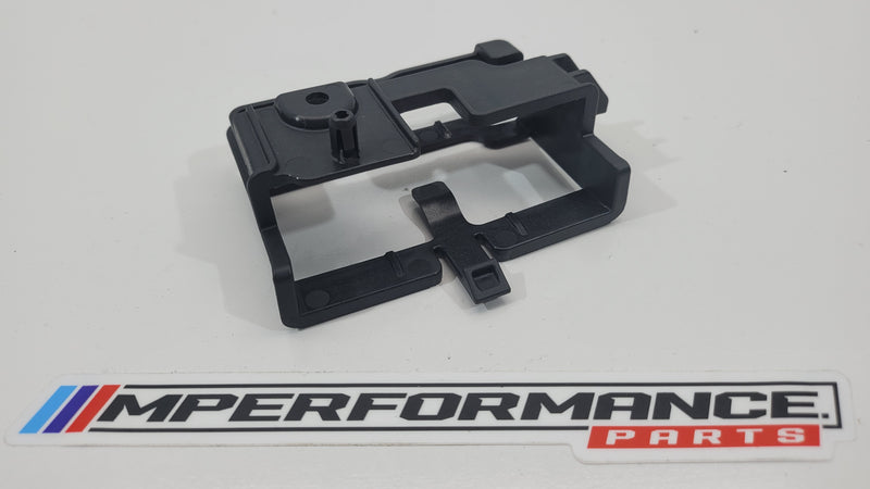BMW M3 G80 PDC parking control unit bracket from MPerformance.parts, showing the metal mounting bracket with bolt holes.