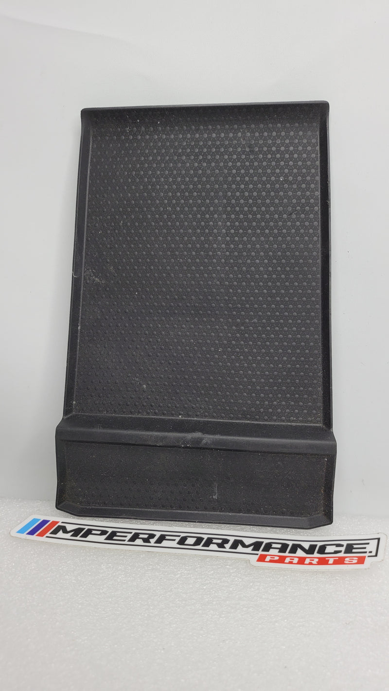 BMW 3 4 Series G20 G21 G22 G26 G80 center armrest storage bin by MPerformance.parts, showing the black insert mat inside.