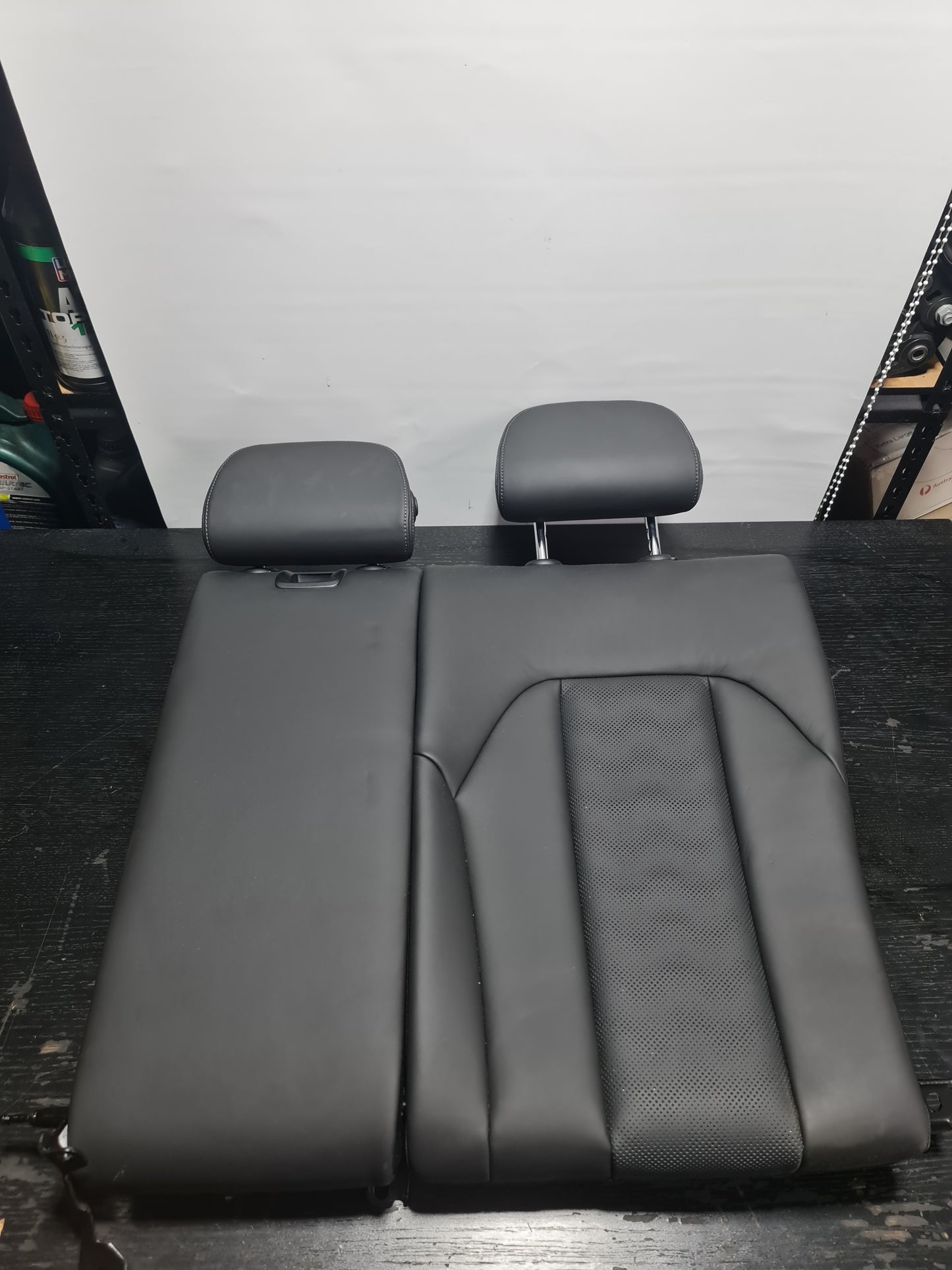 2023 BMW M3 COMPETITION XDRIVE G80 OEM BLACK LEATHER REAR SEAT ASSY L0429681