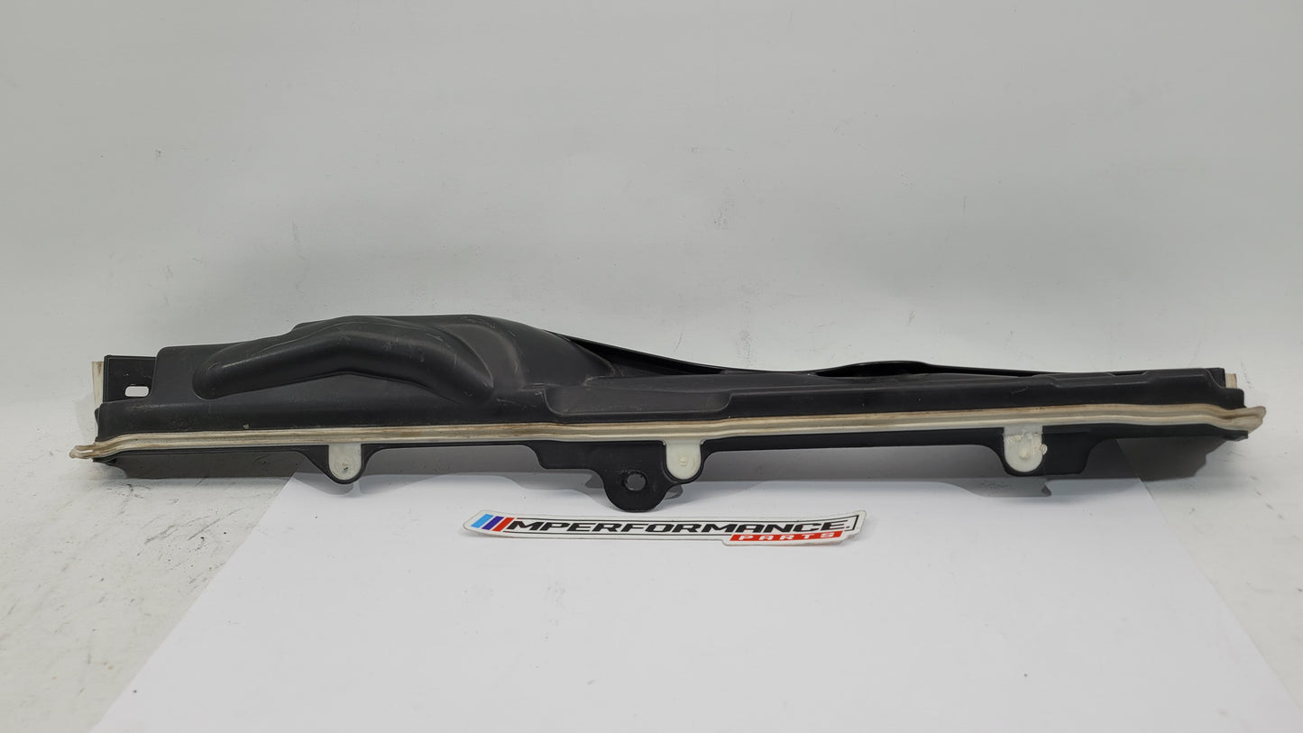 BMW M3 G8x engine compartment panel by MPerformance.parts, showing a sleek black panel with precise cutouts for engine access.