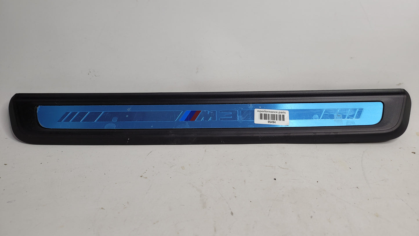 BMW M3 FRONT DOOR SILL SCUFF PLATE 8075021 - MPerformance.parts