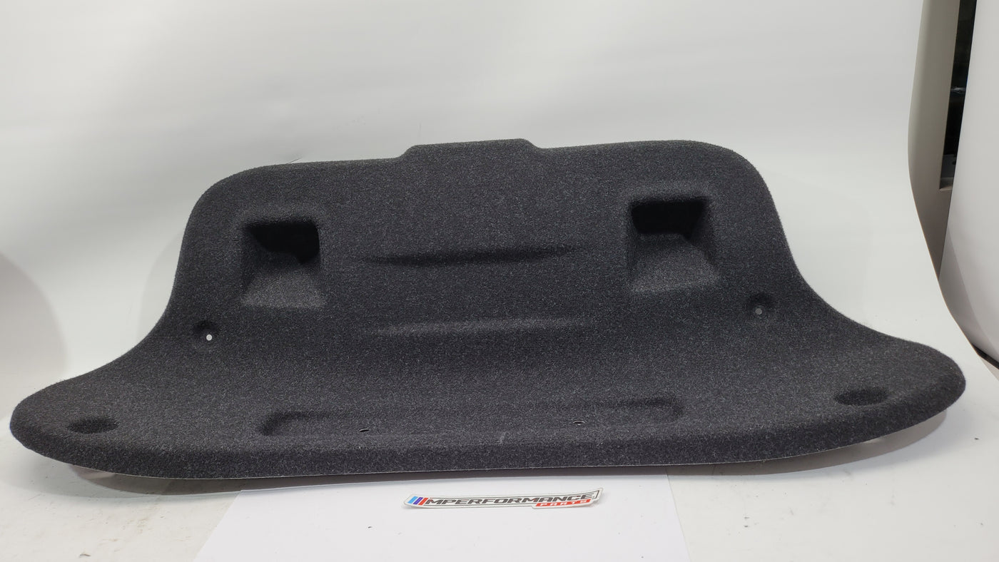 BMW 2 Series Coupe F22/F87 M2 tailgate boot lid inner cover by MPerformance.parts, showing the interior side of the vehicle's trunk lid.