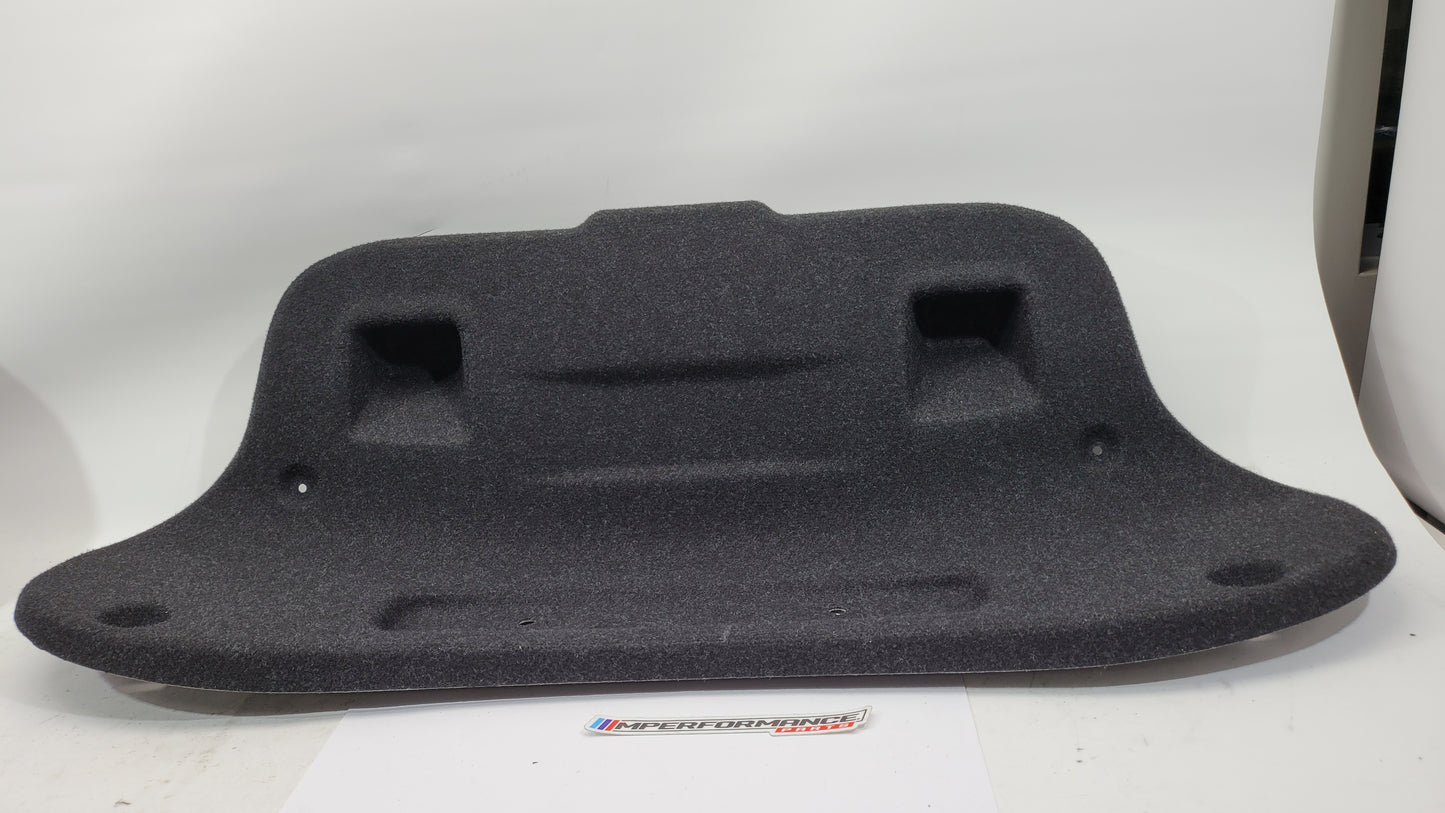 BMW 2 Series Coupe F22/F87 M2 tailgate boot lid inner cover by MPerformance.parts, showing the interior side of the vehicle's trunk lid.
