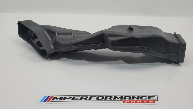 G82 water drain channel LH by MPerformance.parts, showing the black plastic component with mounting features.