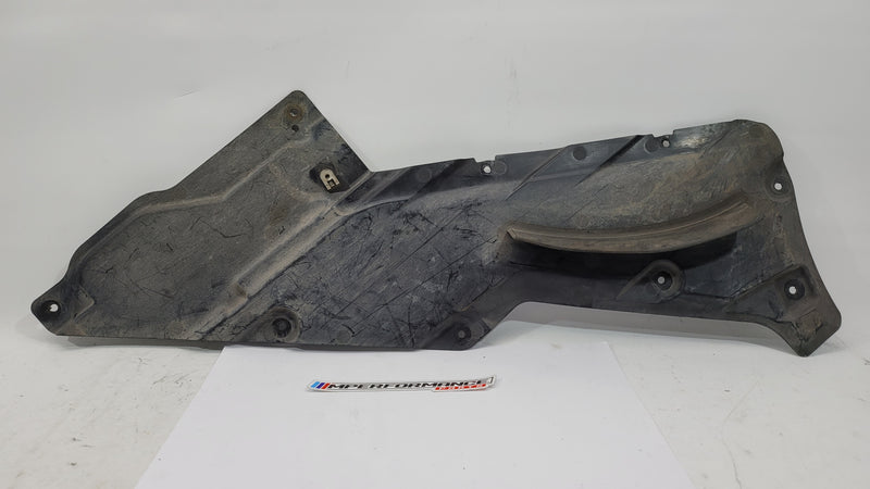 BMW M3 M4 G80 G82 G83 underbody panelling panel trim right side, MPerformance.parts, close-up view showing precise fit and finish.