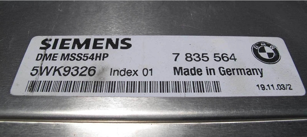 BMW E46 ///M M3 S54 DME ECU Computer Brain 2001-2006 USED OEM - MPerformance.parts