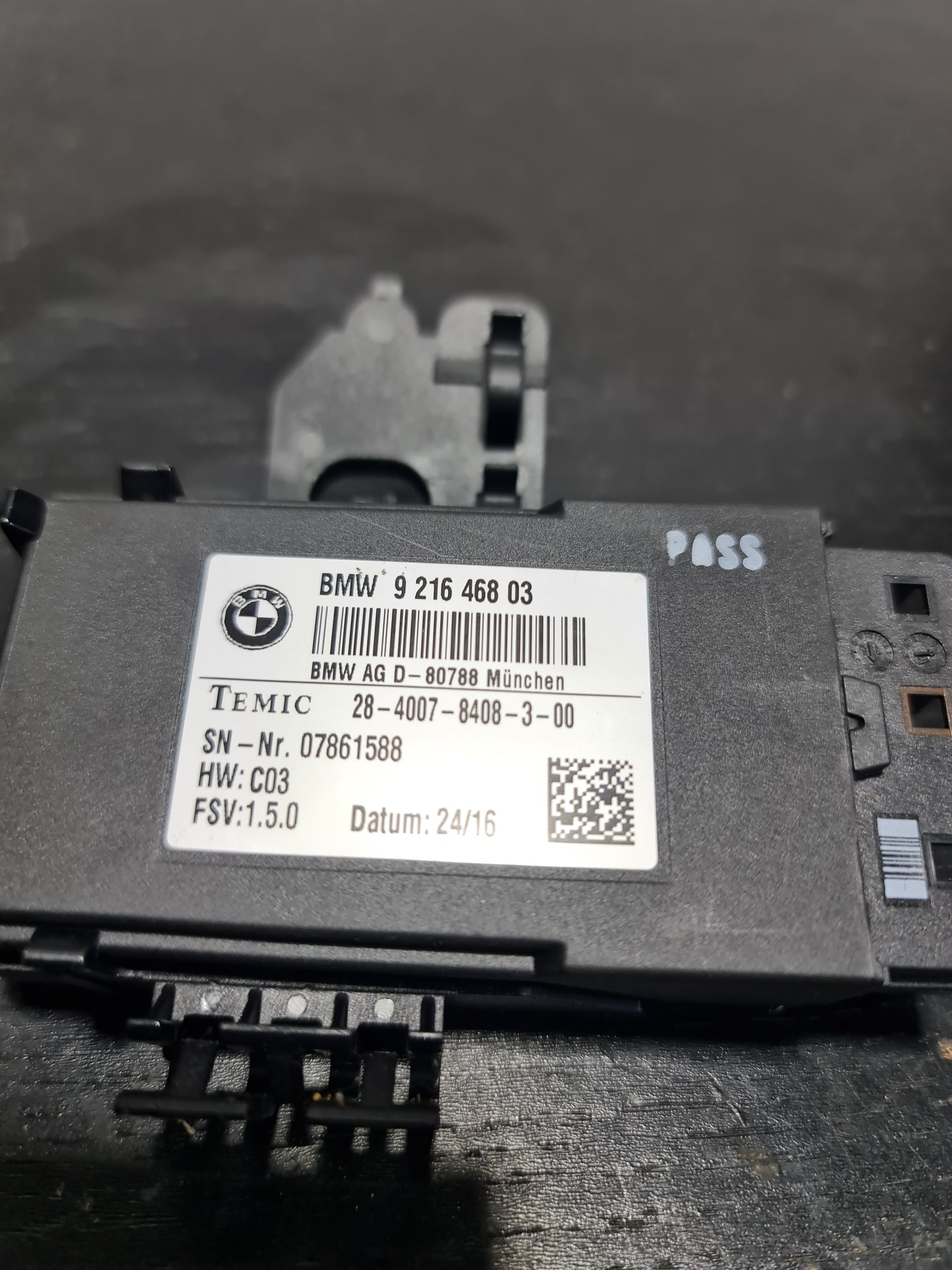 Steuergerät für Sitzheizung, BMW M3 F80-Serie, OEM 9216468