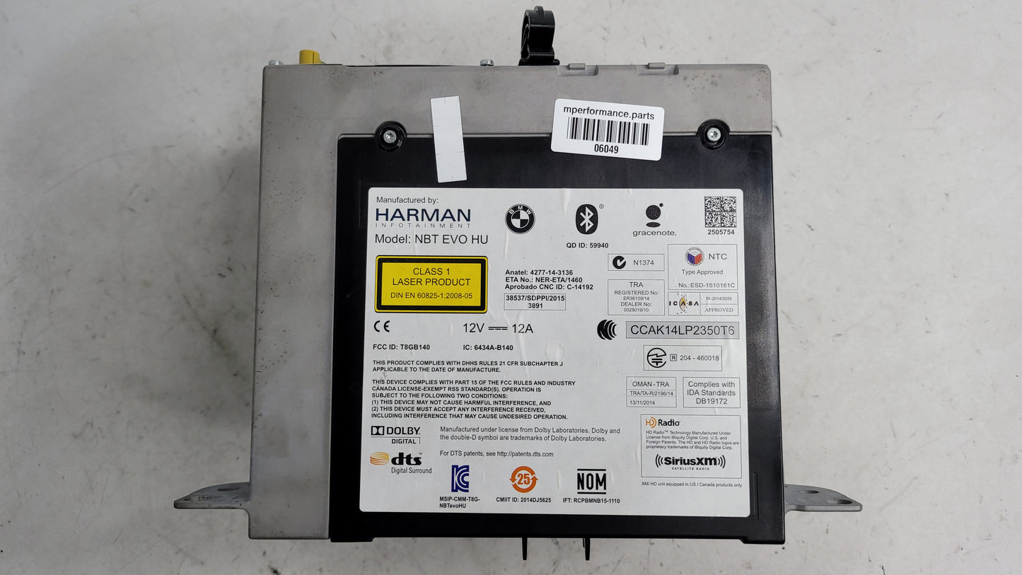 BMW M3 F80 Headunit Stereo NBT EVO HU 878077601