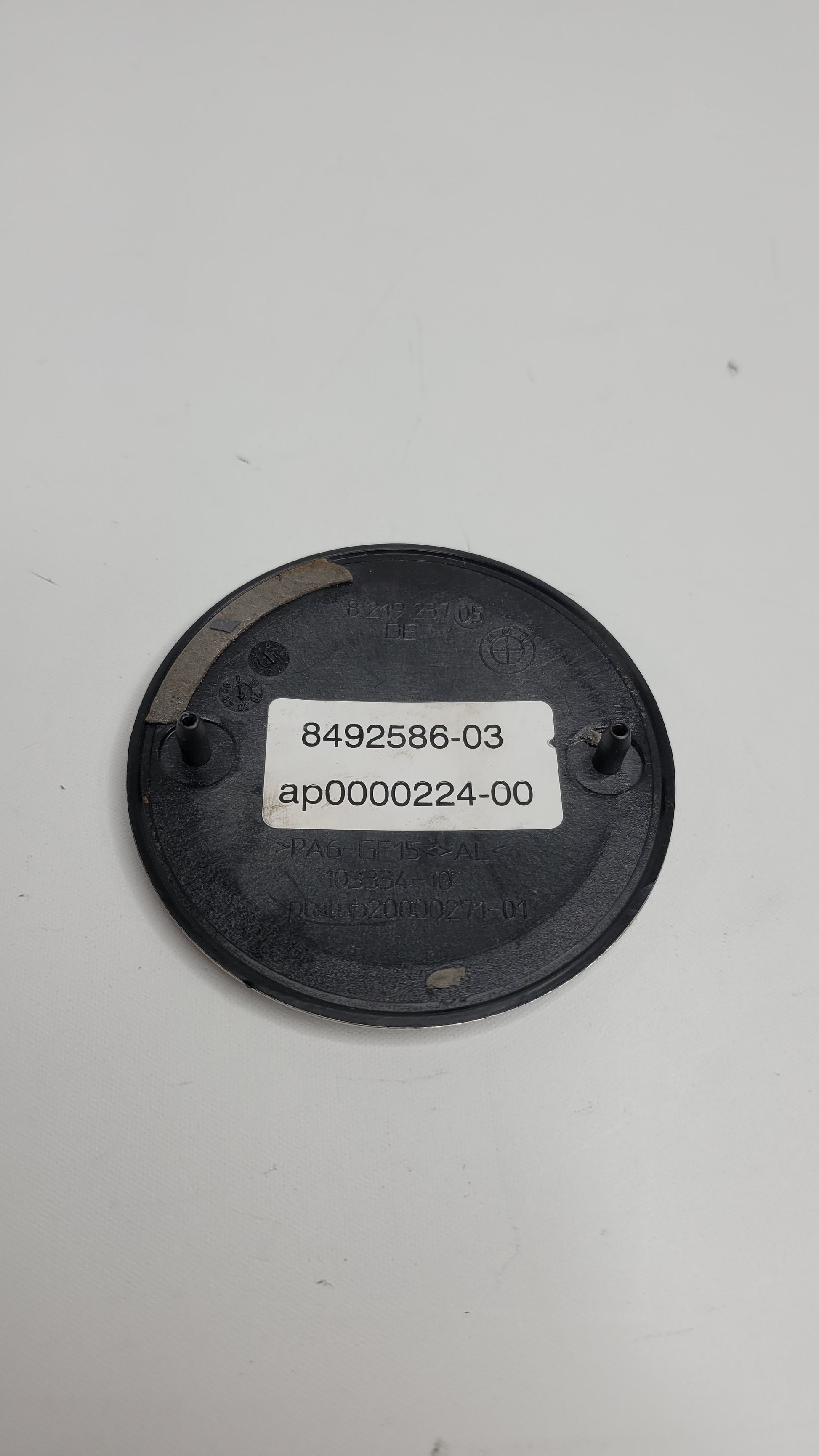 BMW 74mm REAR TRUNK ROUNDEL E46 E39 F22 F23 E90 F30 F31 OEM 821923705 - MPerformance.parts