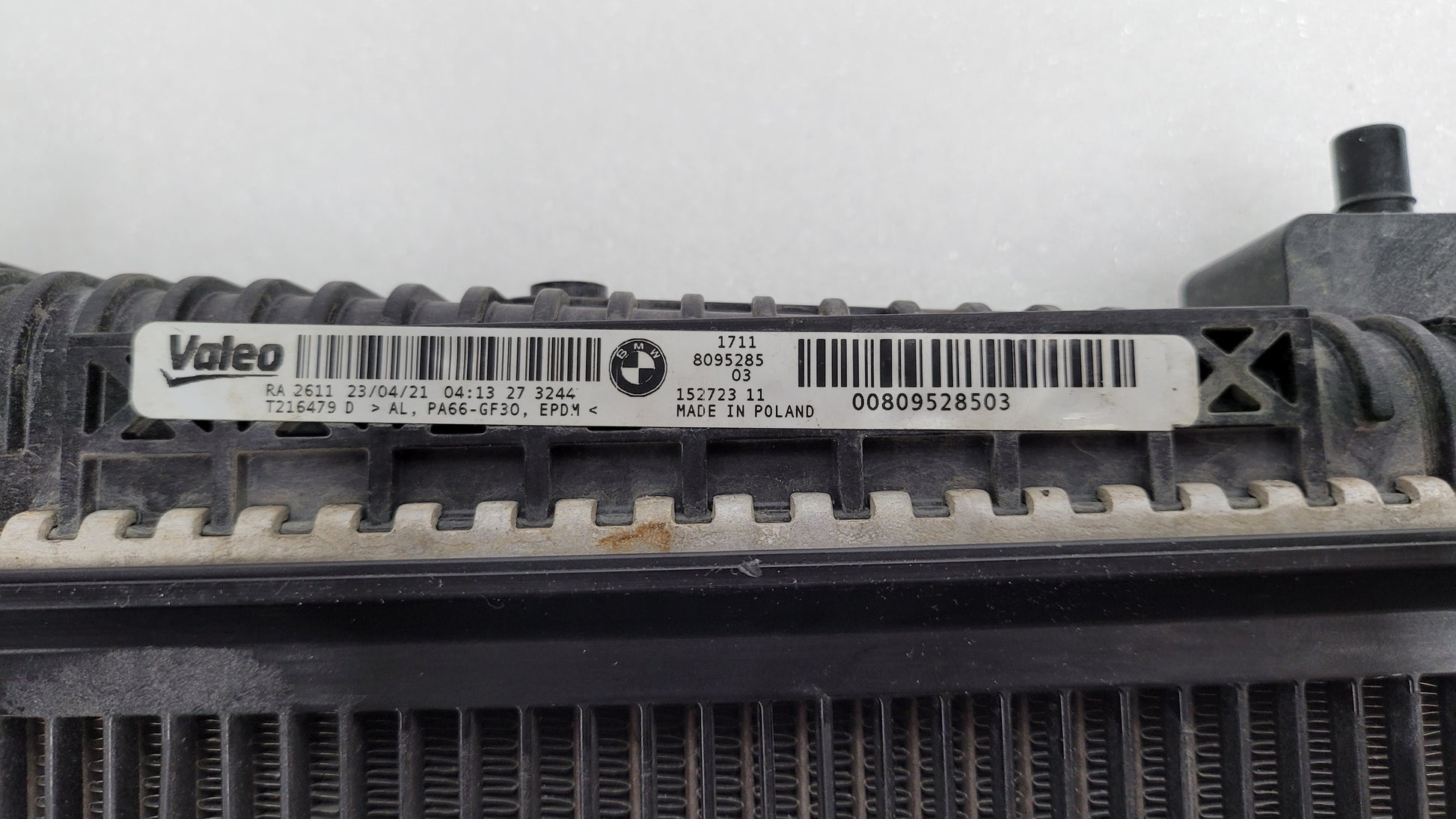BMW G80 G82 G83 M3 M4 21-24 Front Auxiliary Radiator Coolant Cooler 8095285 - MPerformance.parts