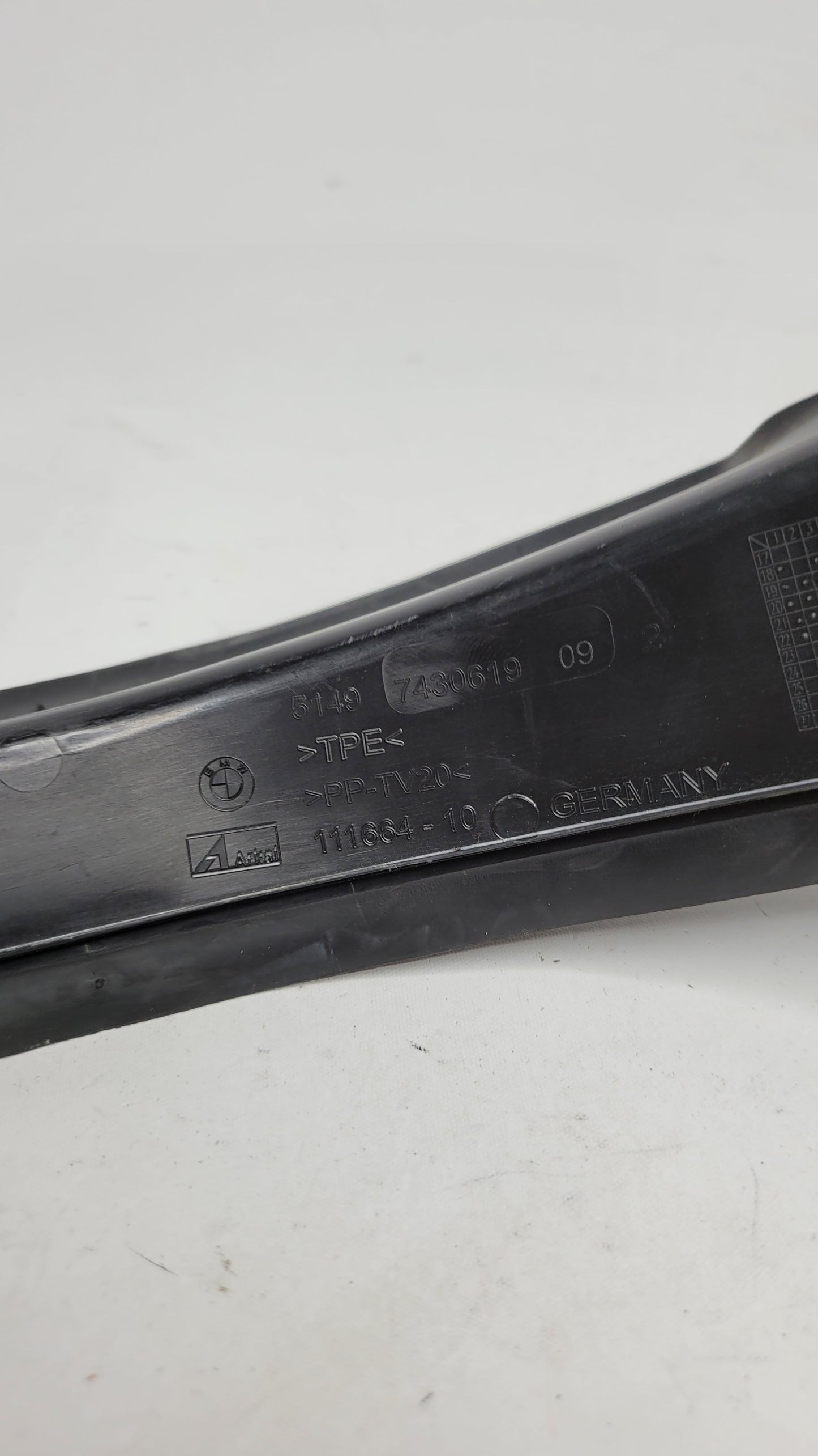 BMW G80 M3 Series Rear Left Side Trunk Drip Rail Trim Cover Plastic - 7430619 - MPerformance.parts