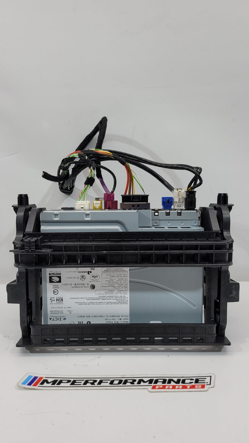 BMW M4 G82 High Audio Navigation Head Module MGU22 242599-10, MPerformance.parts, close-up of the electronic component.