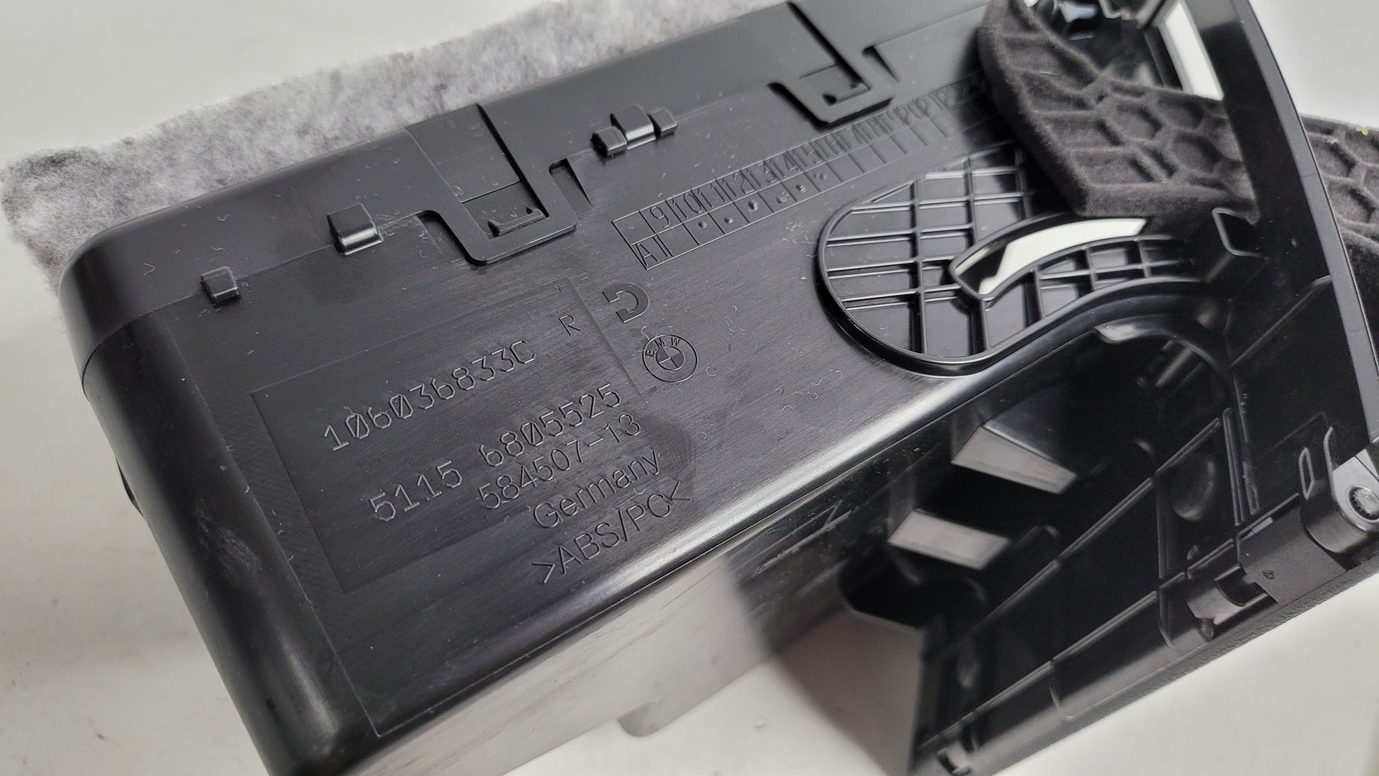 BMW M3 G80 glove compartment storage compartment folding compartment leather 6805525 RHD - MPerformance.parts