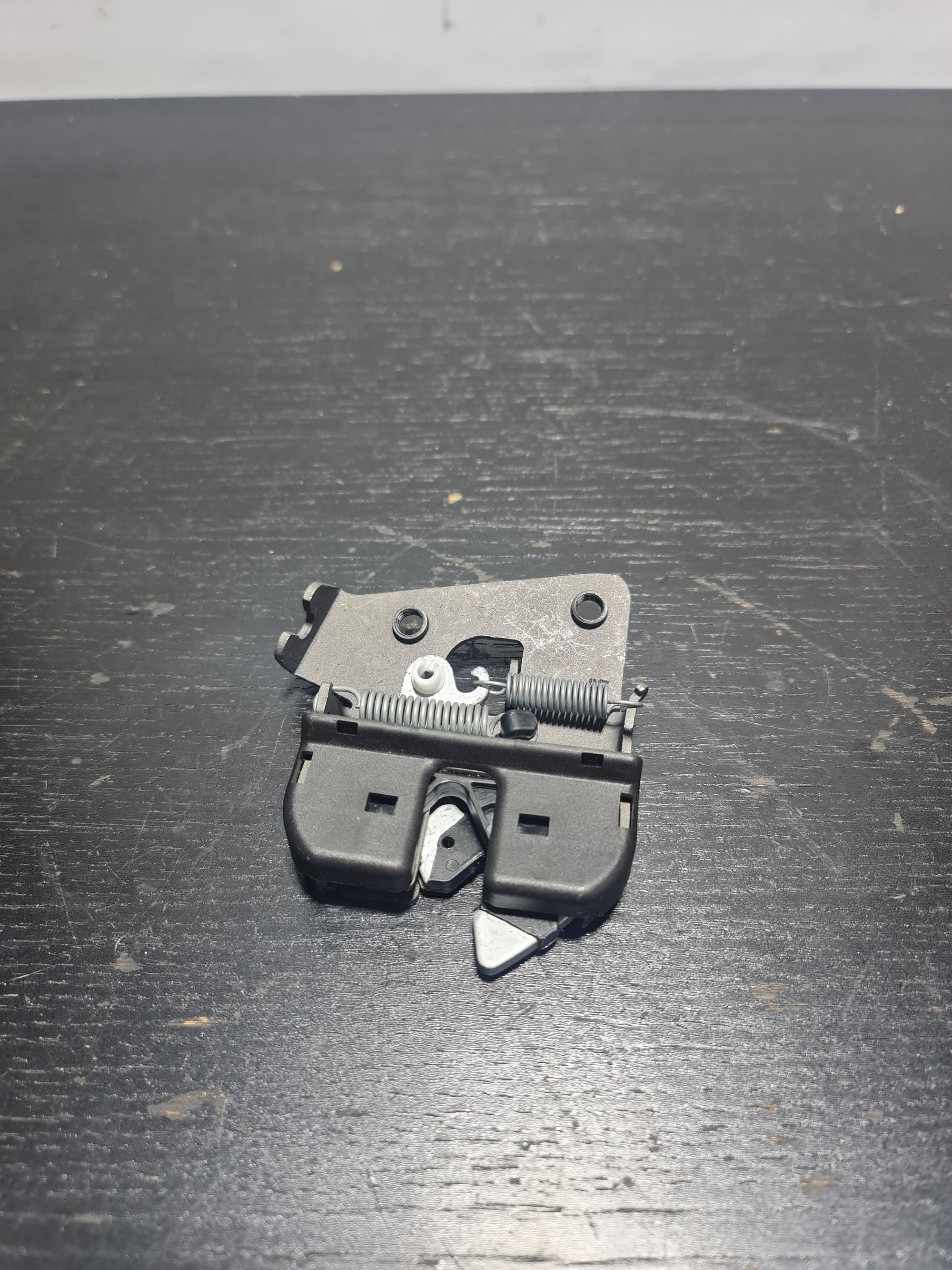BMW rear right side seat back release latch lock for 2004-2020 models, by MPerformance.parts, shown in the image.