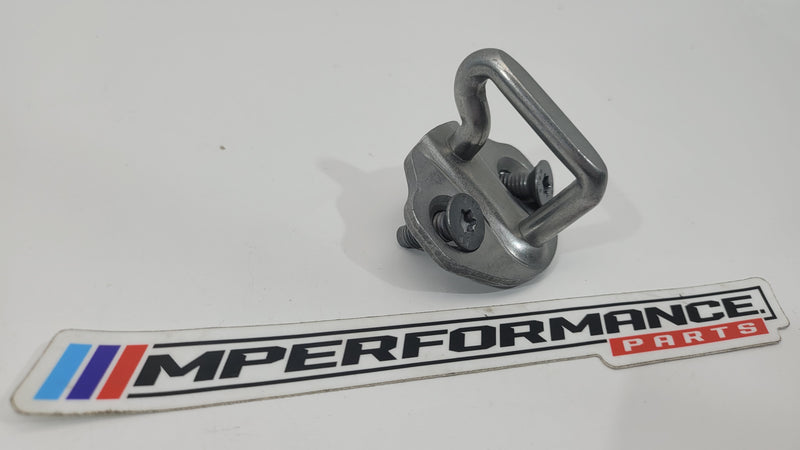 BMW G80 G81 Striker Catch Bracket for front and rear door lock latch, part number 7446788, by MPerformance.parts.