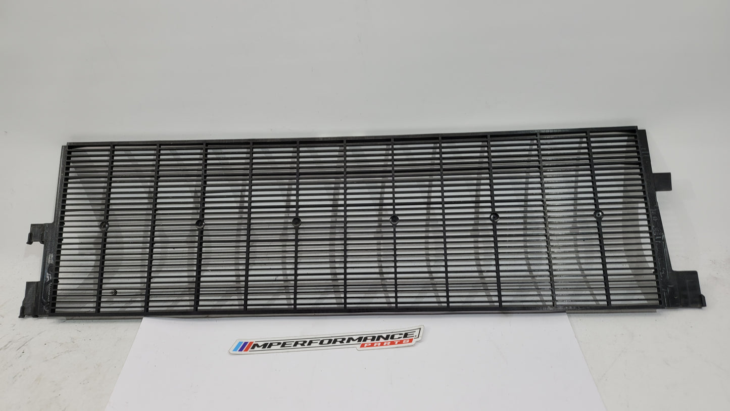 BMW G80 G82 G83 M3 M4 Competition plastic radiator cover shroud by MPerformance.parts, shown installed in engine bay.