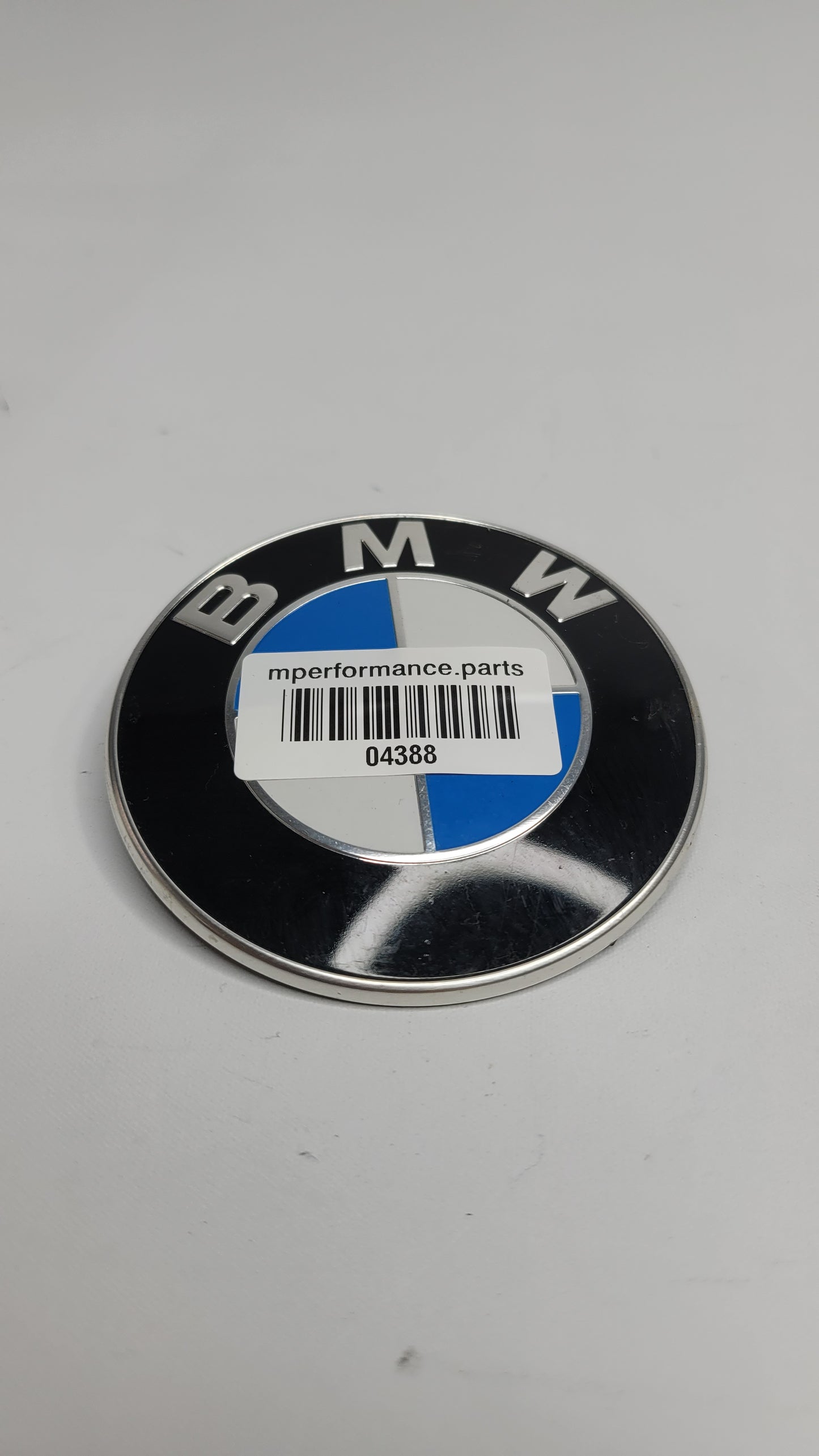 BMW 74mm REAR TRUNK ROUNDEL E46 E39 F22 F23 E90 F30 F31 OEM 821923705 - MPerformance.parts