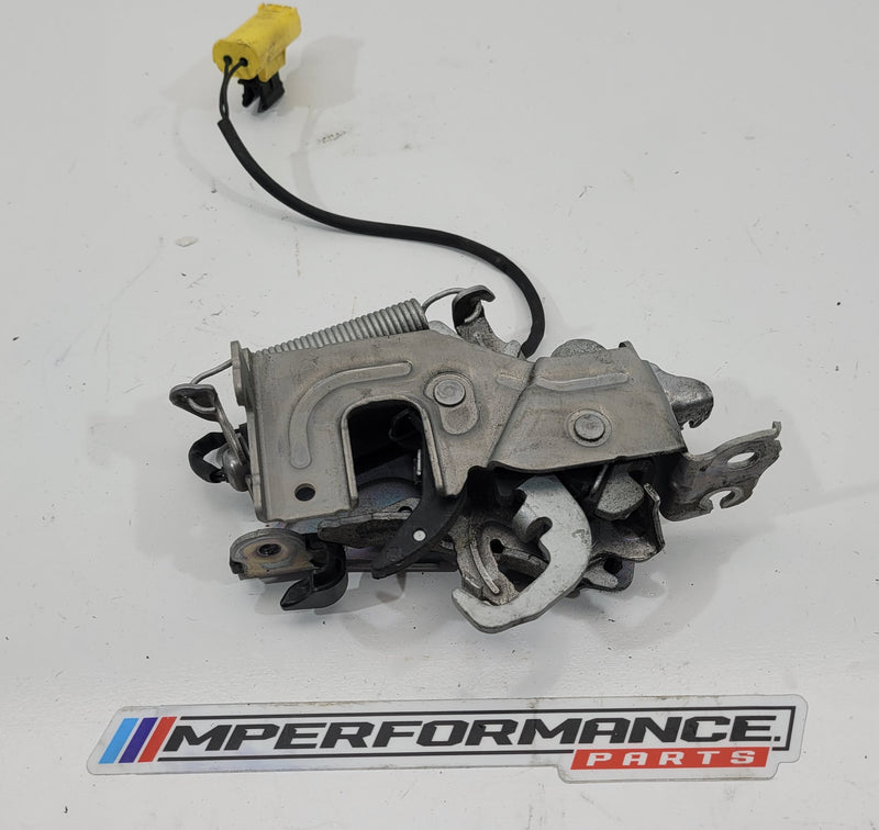 G80 Bonnet Active Lock Right for BMW, showing the black metal lock mechanism with mounting components.
