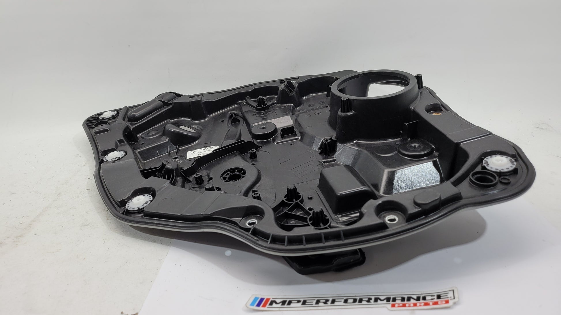BMW M3 Series G20 G8x rear left window regulator and motor, compatible with part 7432235, from MPerformance.parts.