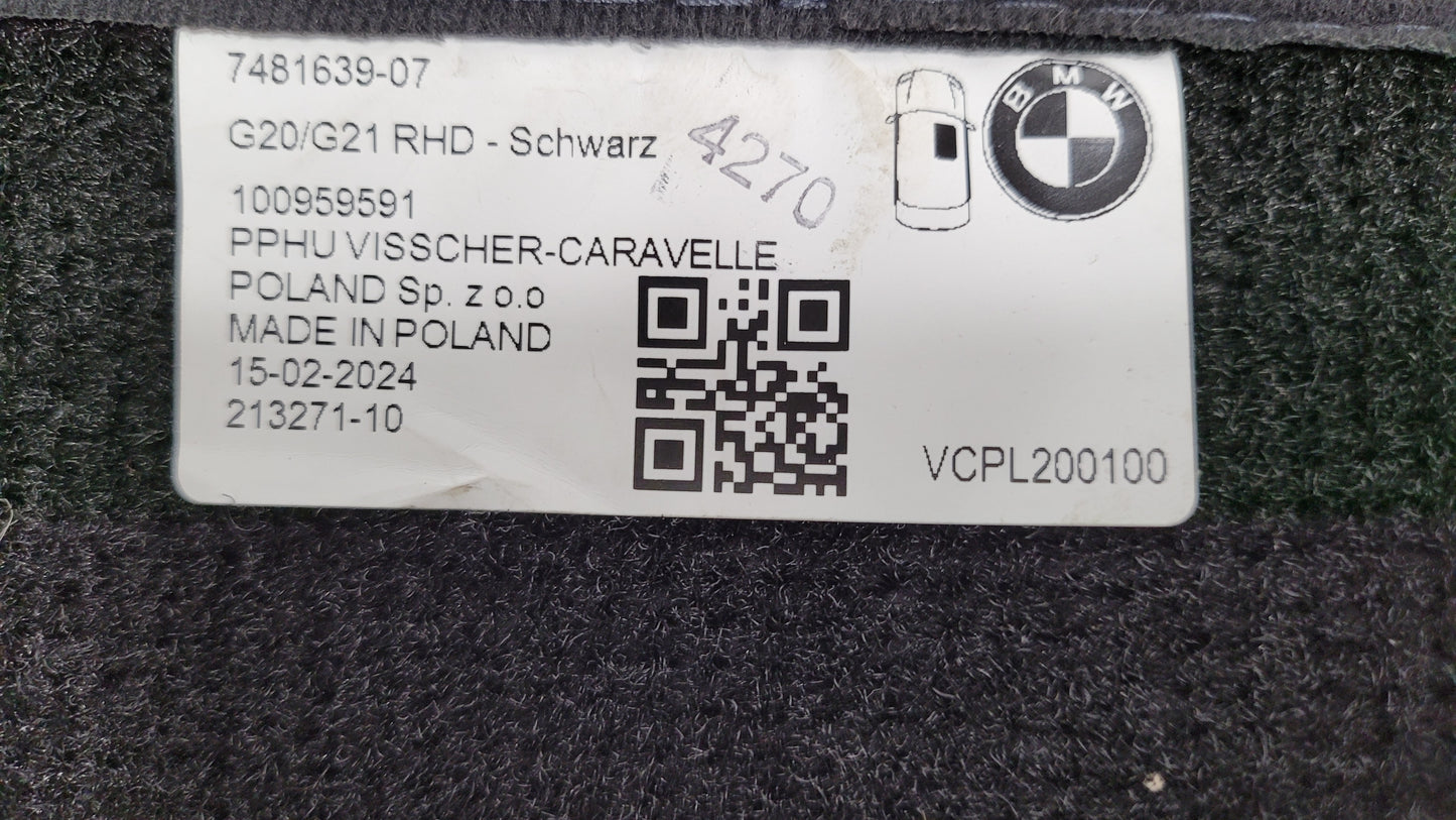 BMW G80 M3 Car Floor Mat Drivers Side 7481639 - MPerformance.parts