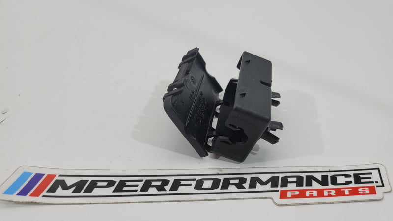 BMW F80 M3 plug-in connection bracket by MPerformance.parts, showing a close-up of the metal bracket with mounting points.