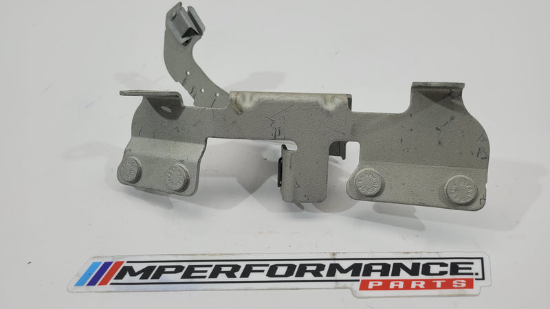 BMW M2 F87 engine bay part 19454010 from MPerformance.parts, showing detailed close-up of the engine bay component in the car.
