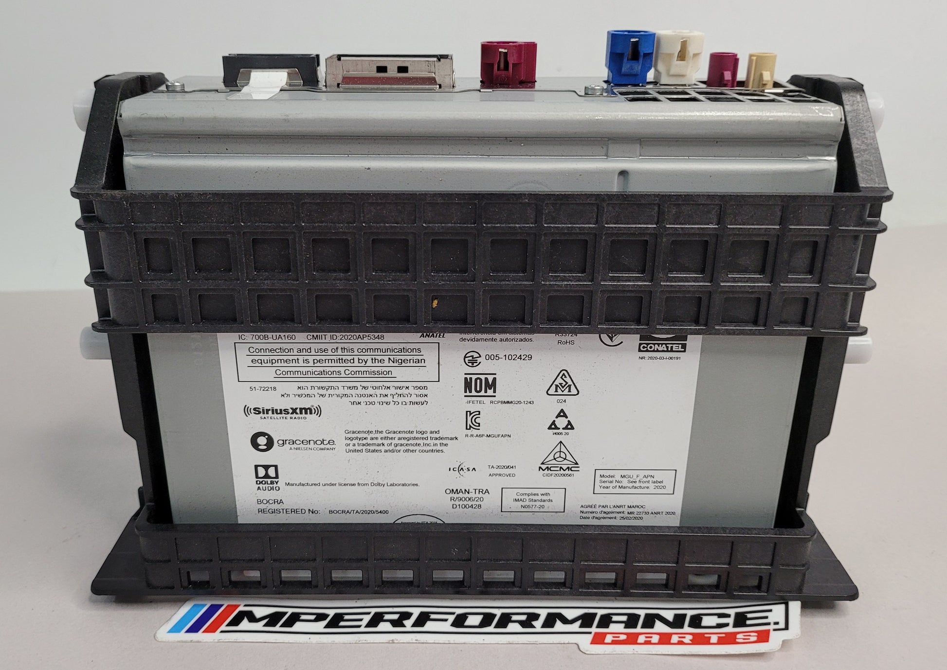 BMW M4 G82 Navigation Audio Control Head Unit Computer Module 6512 5A3BC1401 - MPerformance.parts