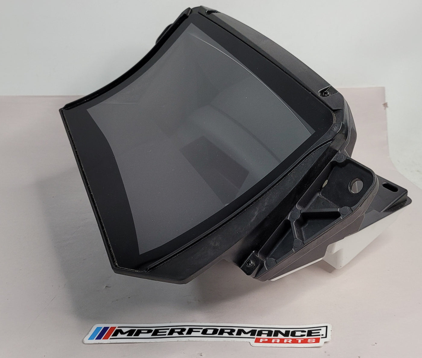 BMW 4 Series G22 G23 G26 G82 G83 MPerformance.parts head-up display HUD in RHD, showing digital speed and navigation projections