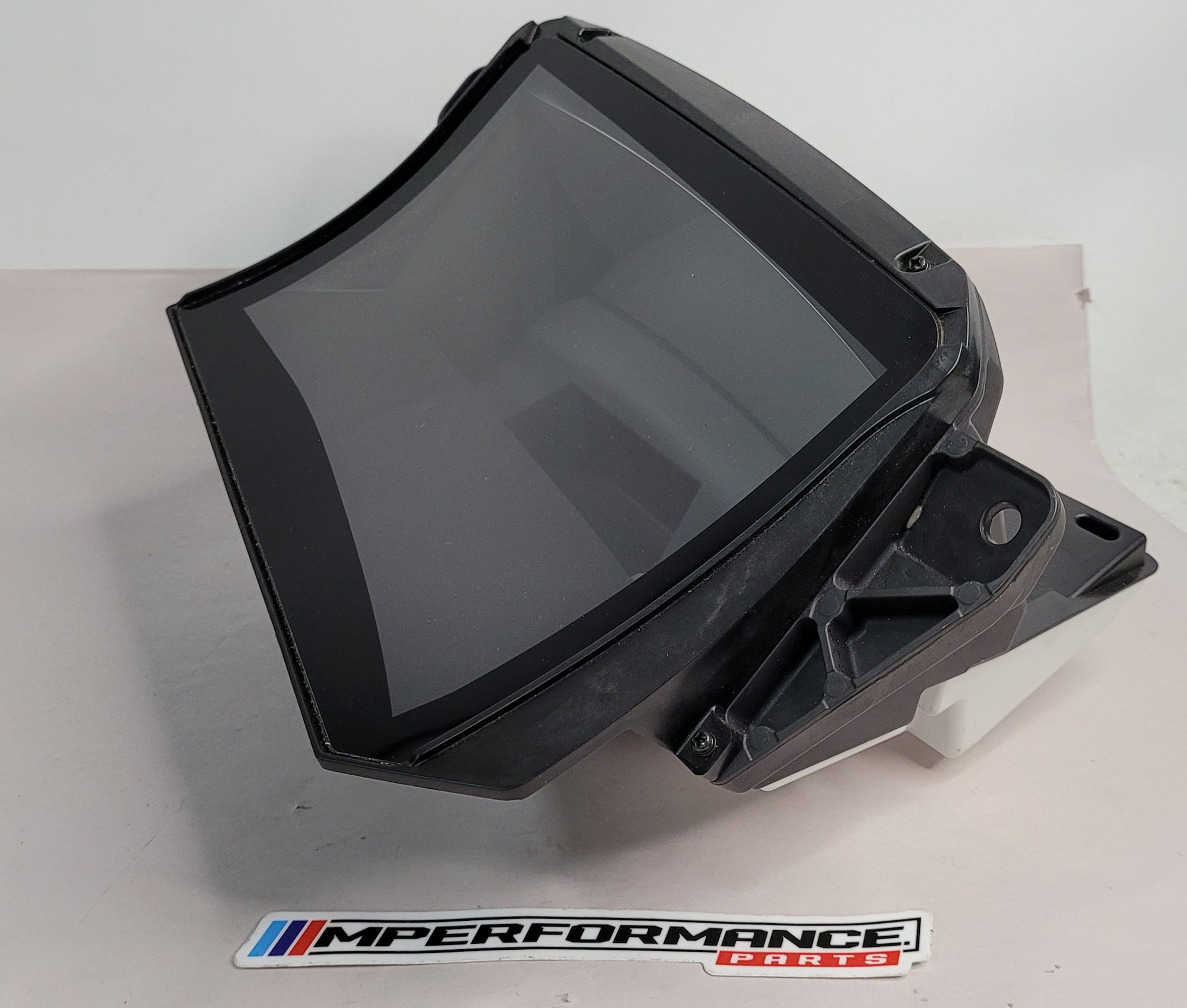BMW 4 Series G22 G23 G26 G82 G83 MPerformance.parts head-up display HUD in RHD, showing digital speed and navigation projections