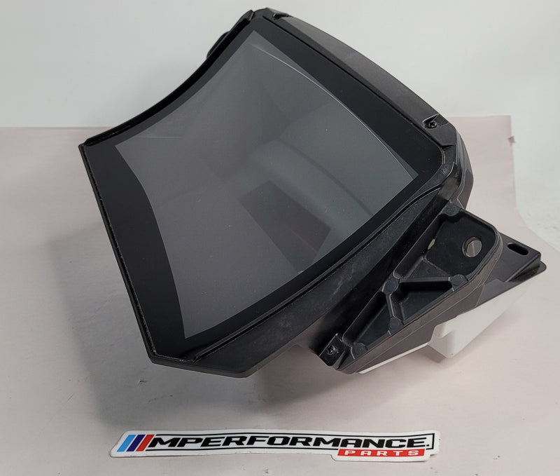 BMW 4 Series G22 G23 G26 G82 G83 MPerformance.parts head-up display HUD in RHD, showing digital speed and navigation projections