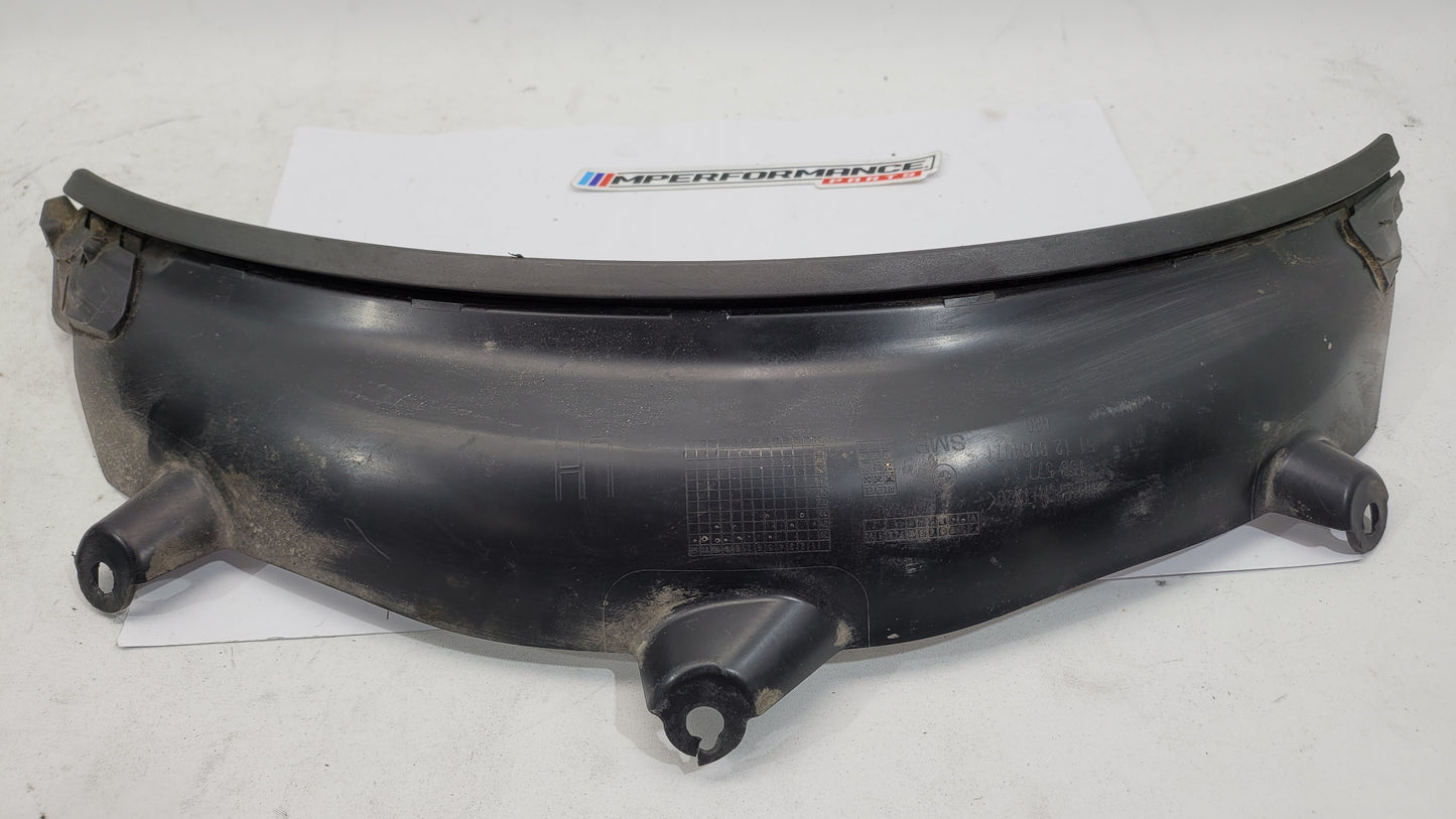BMW M3 G80 G81 rear left driver side wheel arch trim flaring from MPerformance.parts, showing the textured black wheel arch extension.