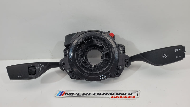 BMW M3 indicator and wiper switch steering column stalks for G80, MPerformance.parts replacement part with electronic controls.