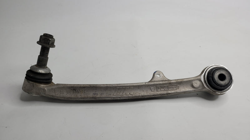 Front lower control arm wishbone for F8x M2/3/4, made of 6082T6 aluminum, by MPerformance.parts, shows the automotive component.