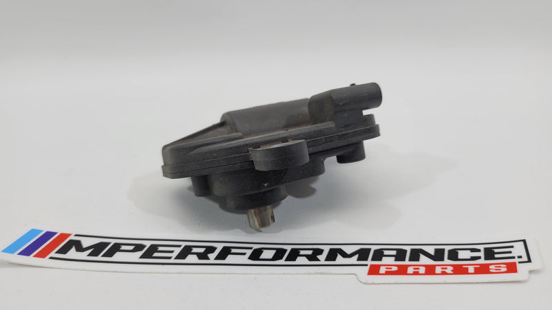 BMW 3 Series G80 G81 G82 M3 M4 exhaust flap actuator by MPerformance.parts, showing the metal component with electrical connections.