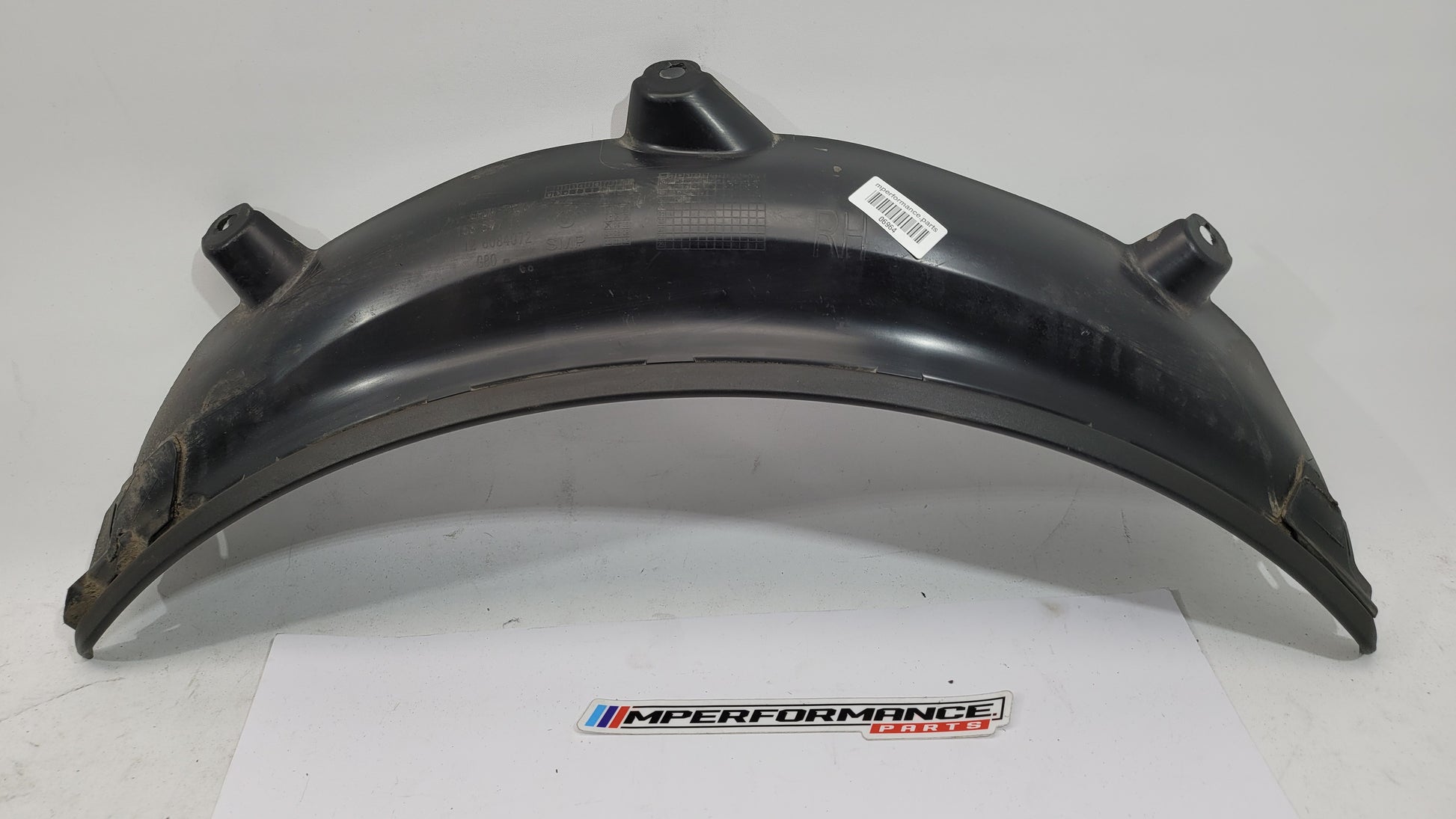 BMW M3 G80 G81 rear side wheel arch trim flaring in black, showcasing the sleek, custom-fit design for enhanced vehicle appearance.