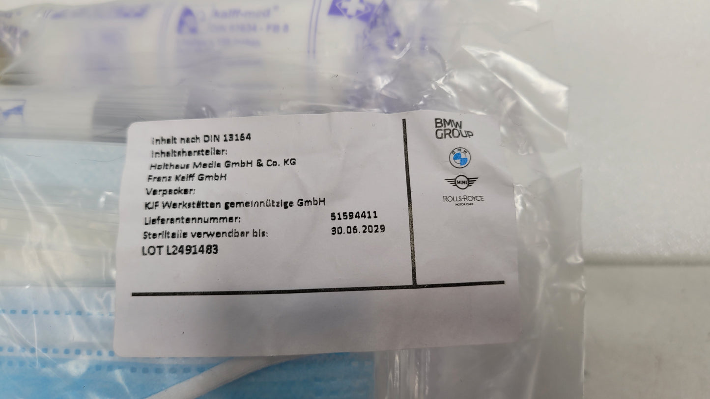 BMW G80 M3 First Aid Kit Bag Black First Aid Kit 7261178 - MPerformance.parts