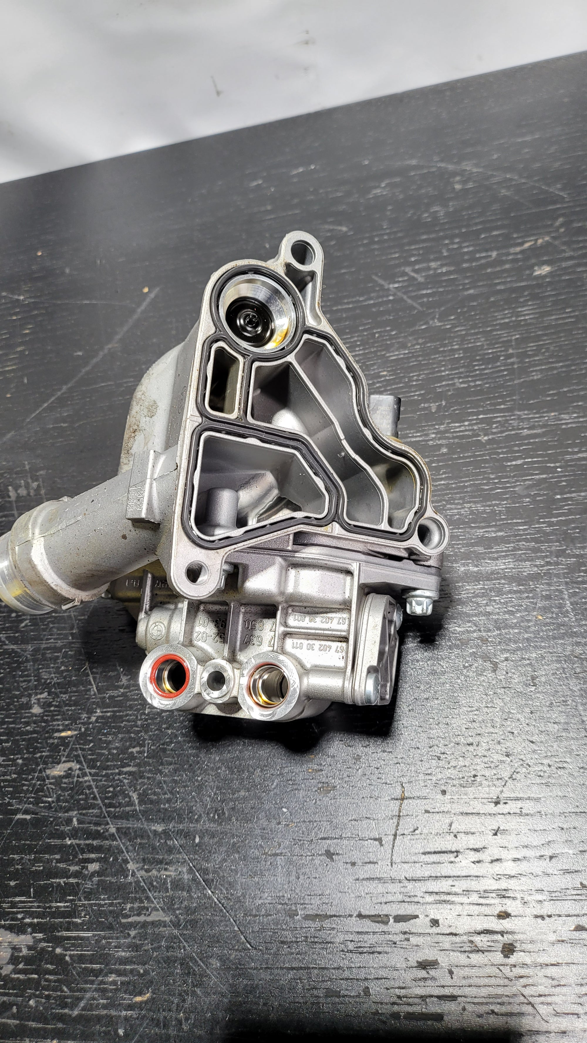 BMW M3 M4 Oil Filter Thermostat Housing 7637052 - MPerformance.parts