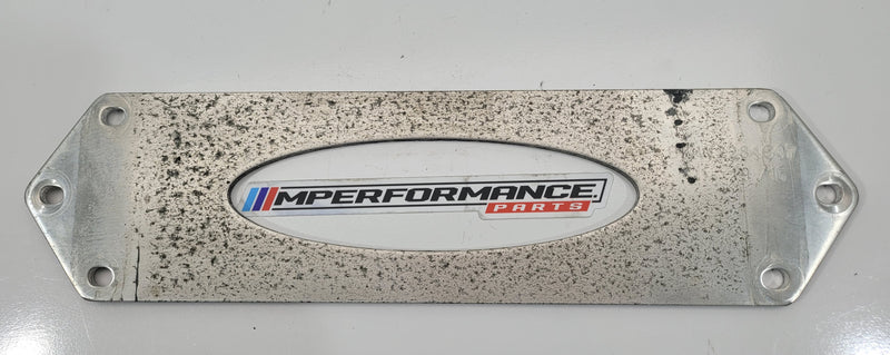 BMW F80 F82 M3 M4 Centre Support Brace by MPerformance.parts, showing the sturdy metal support component for vehicle reinforcement.