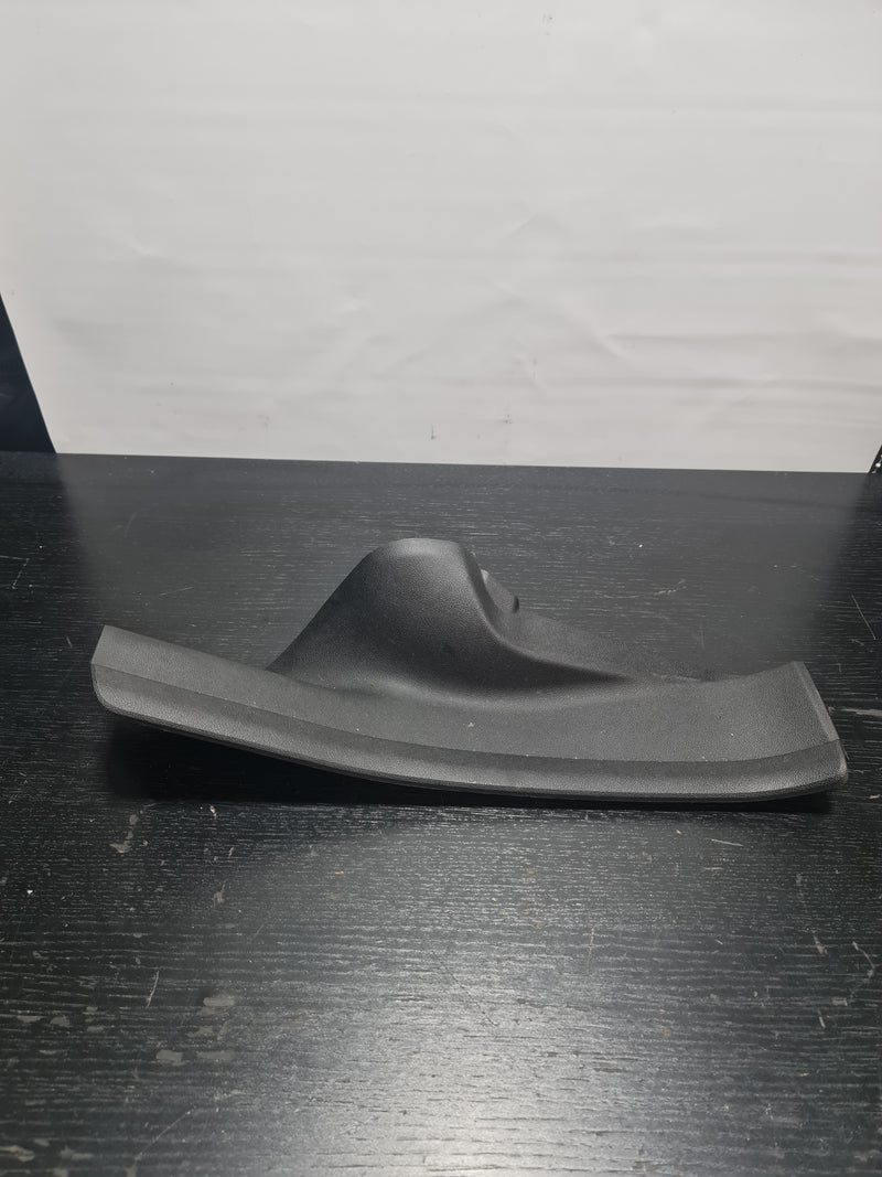 BMW G21 G20 3 Series MPerformance.parts rear inside left cover strip step, showing close-up of the black plastic trim on vehicle interior