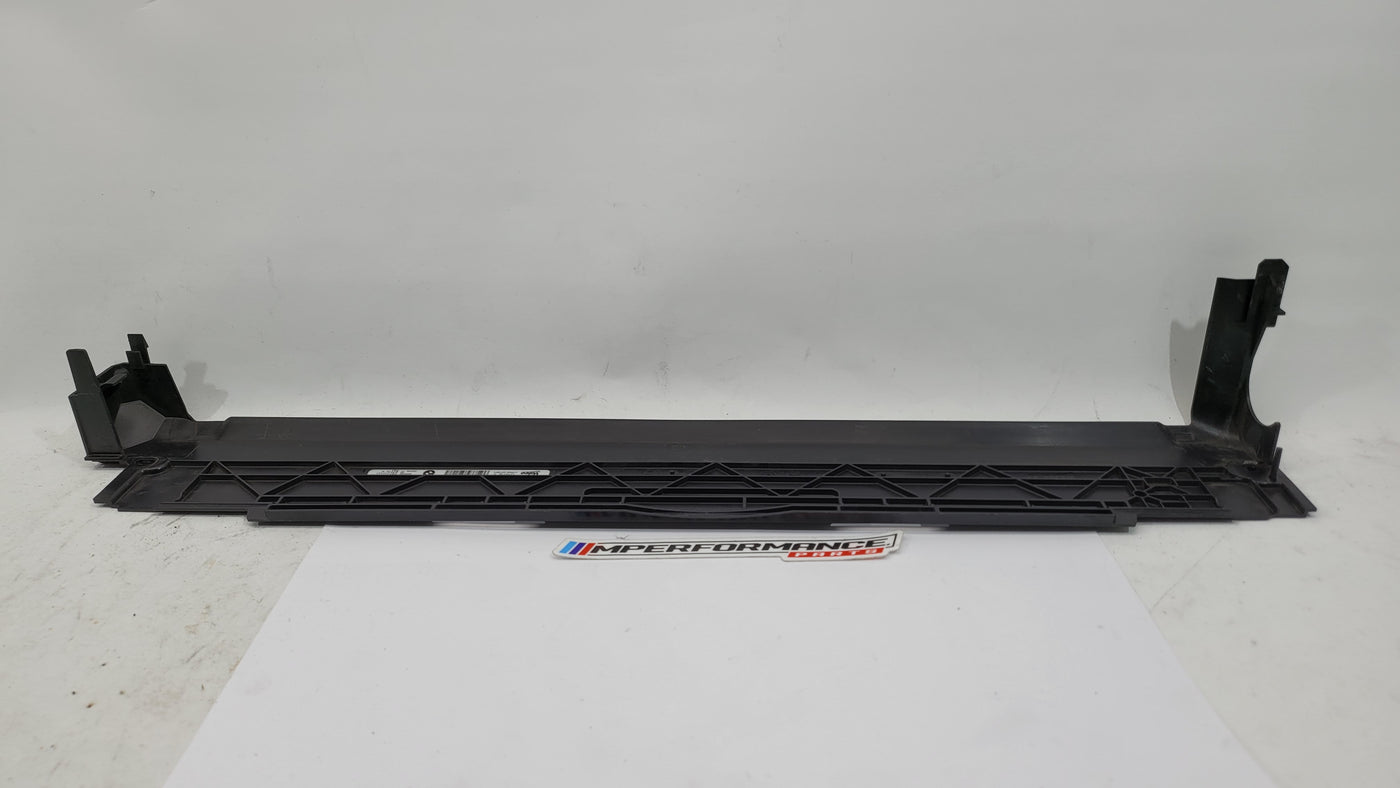 BMW M3/4 G8x cooling radiator upper cover by MPerformance.parts, showing the sleek black component with mounting details.