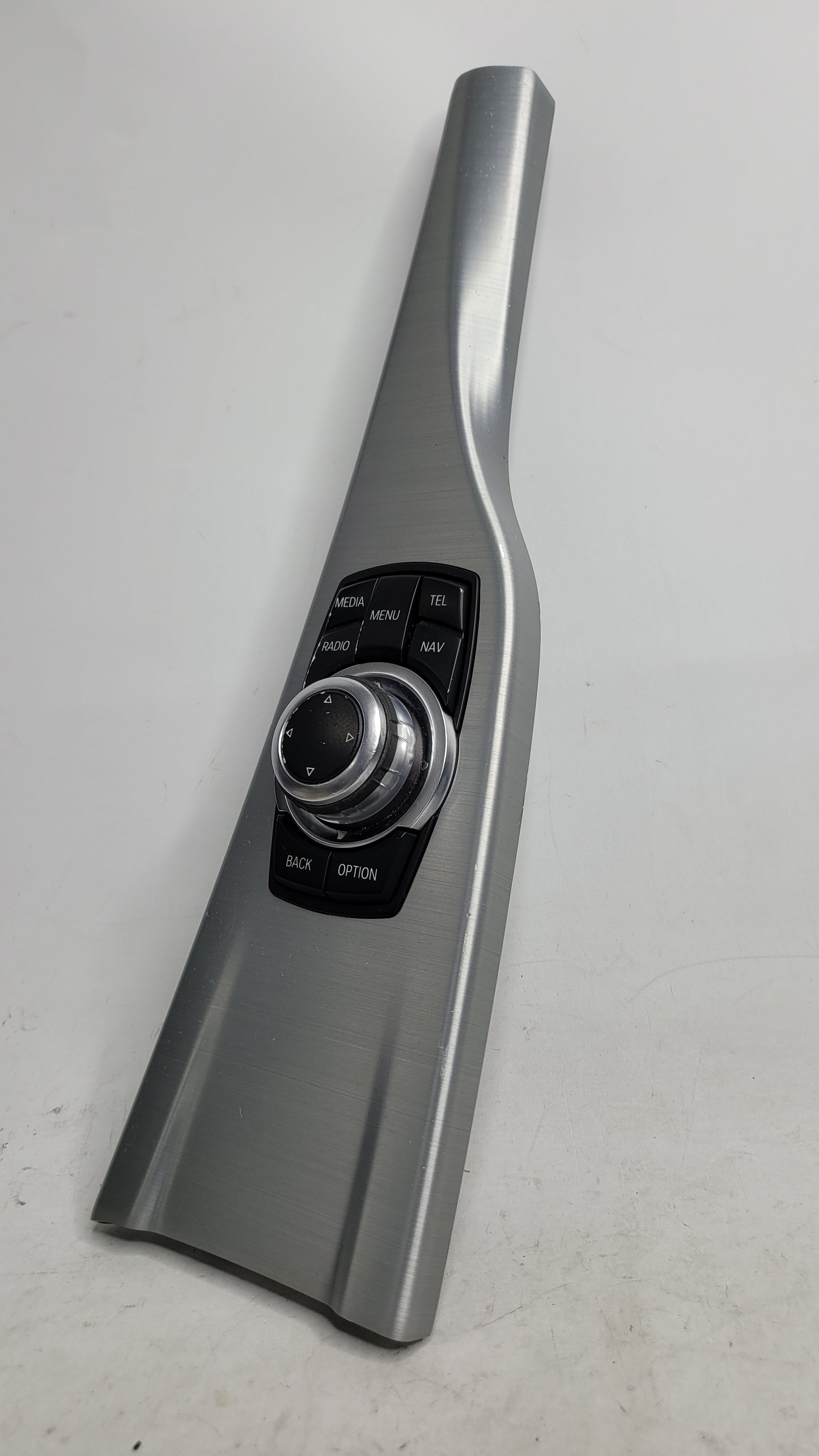 9267955 11-17 BMW 3 Series iDrive Media Navigation Controller Switch Knob With Brushed Metal Trim - MPerformance.parts