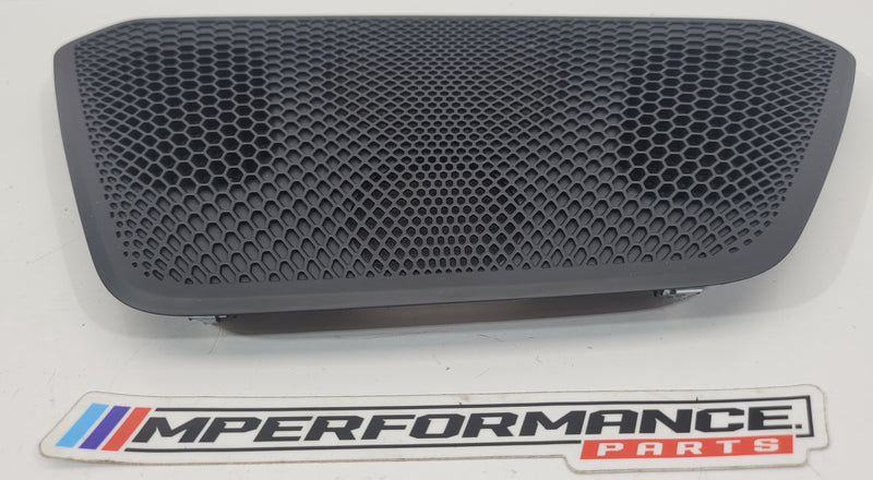 BMW M3 G80 dashboard center speaker control grill for RHD models, durable black MPerformance.parts accessory.