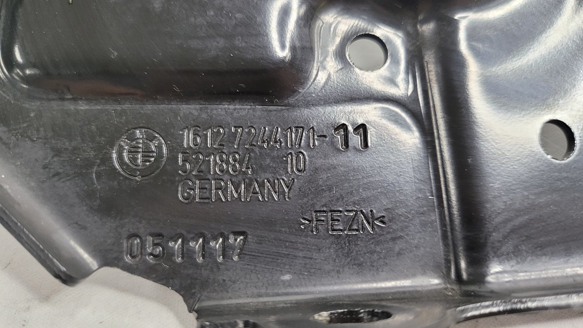 2012-2020 BMW 16-12-7-244-171 BMW 16127244171 Guard Plate, Fuel Pipes 521884 10 7244171 11 - MPerformance.parts